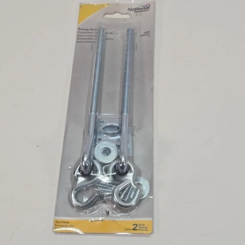National Hardware N264-077, Swing Hook Kit, 2 Hooks & Hardware